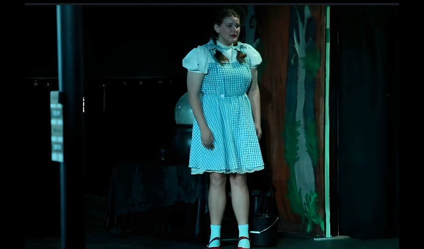 Students performing on stage at JDS Creative Academy, learning teamwork, confidence, and life skills through theater education.