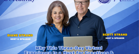 Participants engaged in an interactive virtual workshop on confidence, creativity, and visibility, connecting from home via their computers.